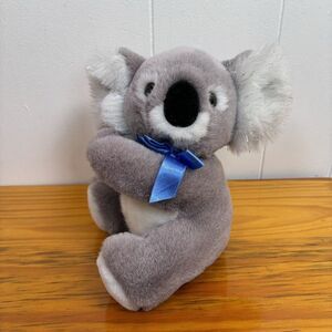 VTG Kirby The Koala Plush with Blue Bow by RUSS‎ Berrie Grey Koala Bear